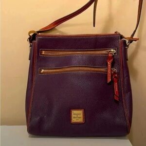 Dooney and Burke crossbody purple authentic and rare purse